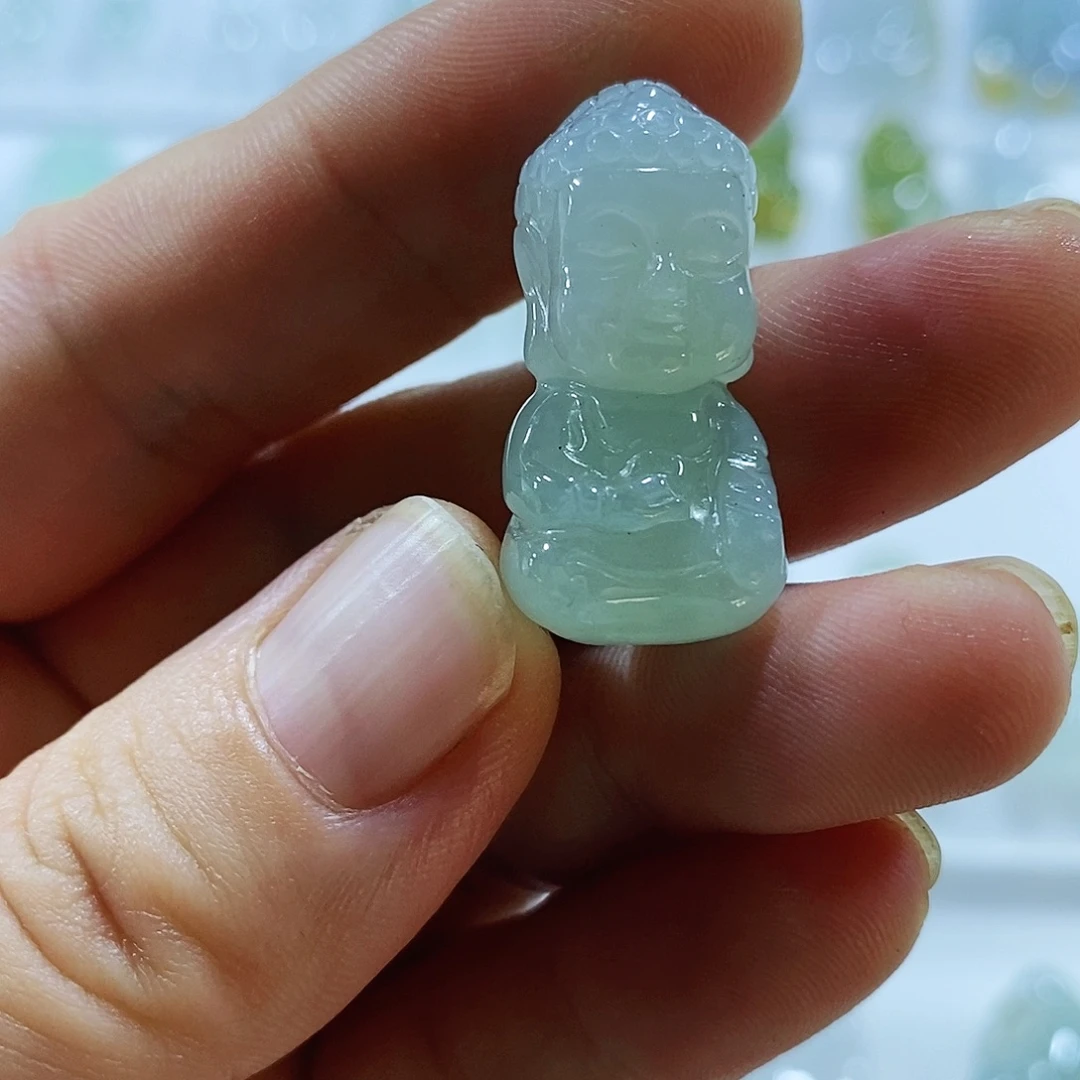 定制翡翠未镶嵌翡翠吊坠