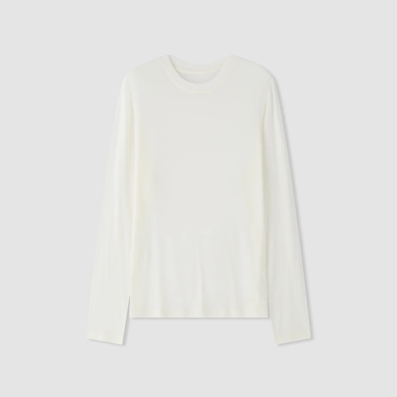 【冬姐自主品牌】VOR 面膜T修身圆领套头针织衫 V25300405