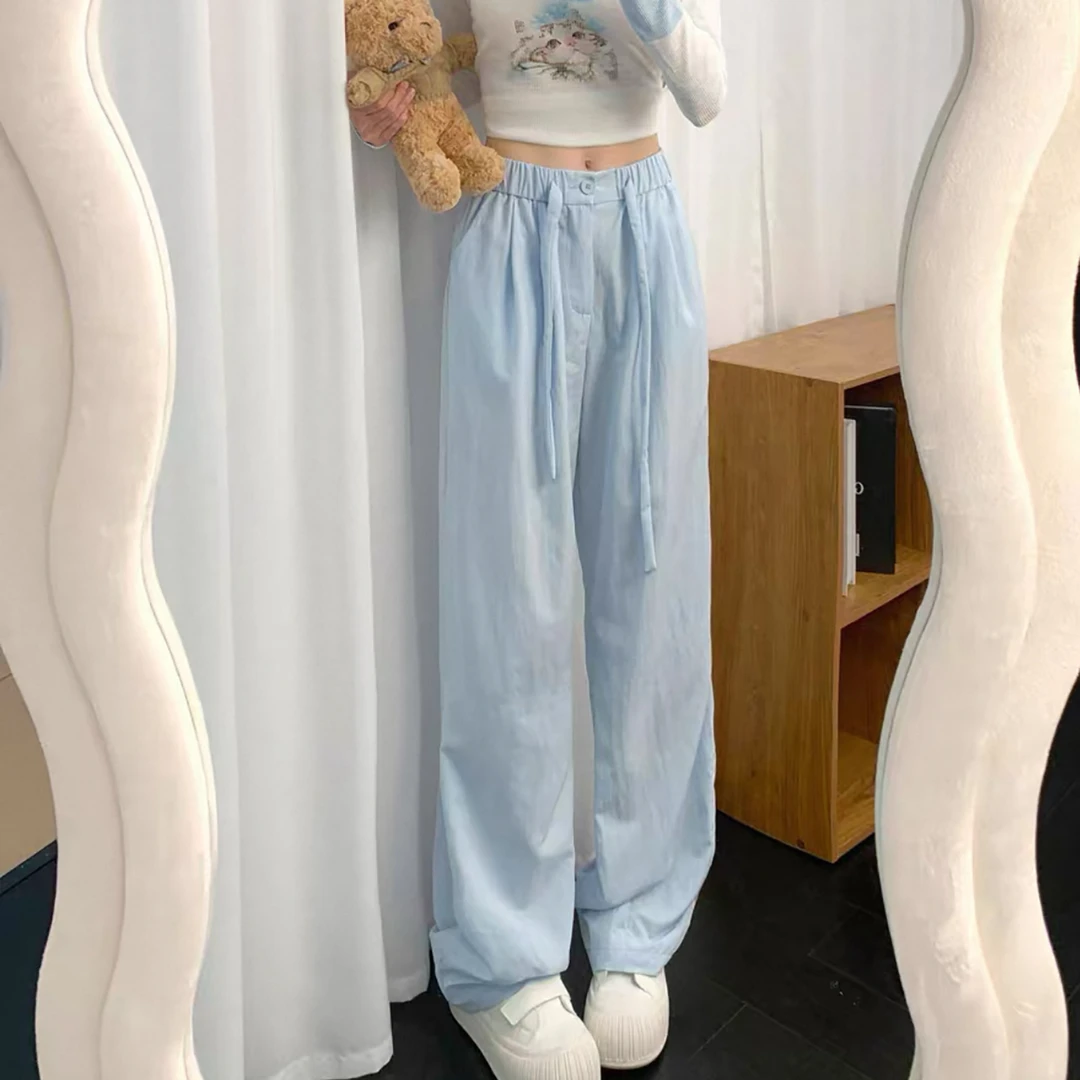 春夏新品！女士休闲百搭云感奶皮裤F803