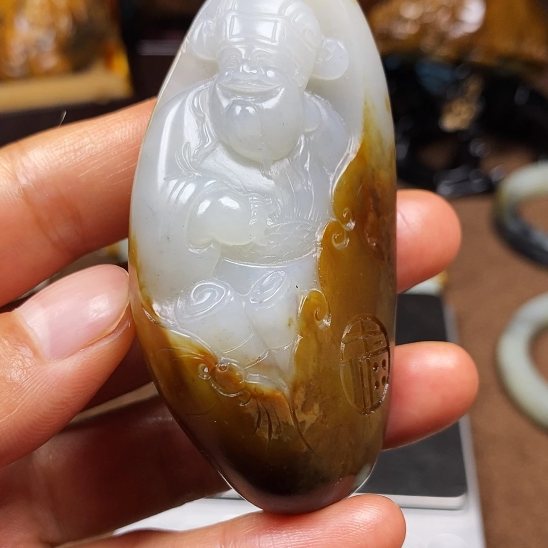 福***哥和田玉（子料）未镶嵌把件