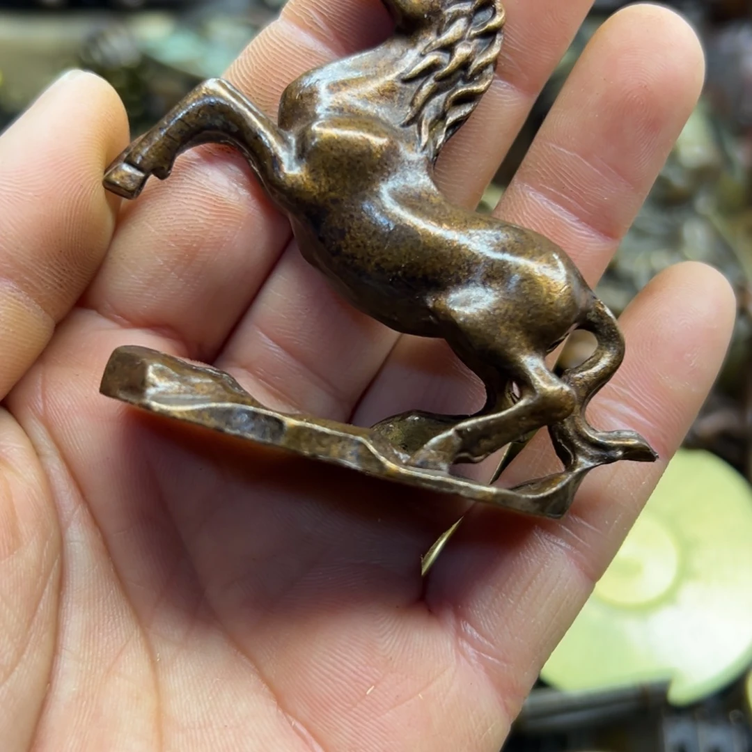 铜摆件欢迎欢迎你