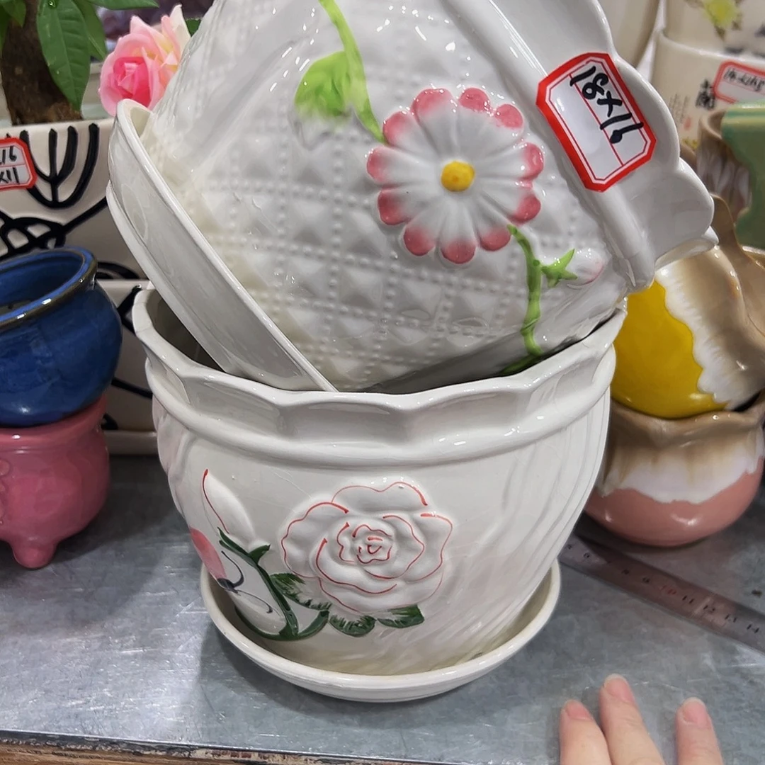 绿植多肉陶瓷花盆