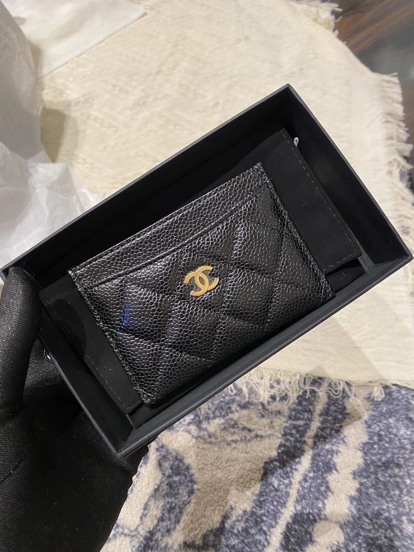 95新 Chanel/香奈儿 大吉中古/Chanel香奈儿黑金卡包