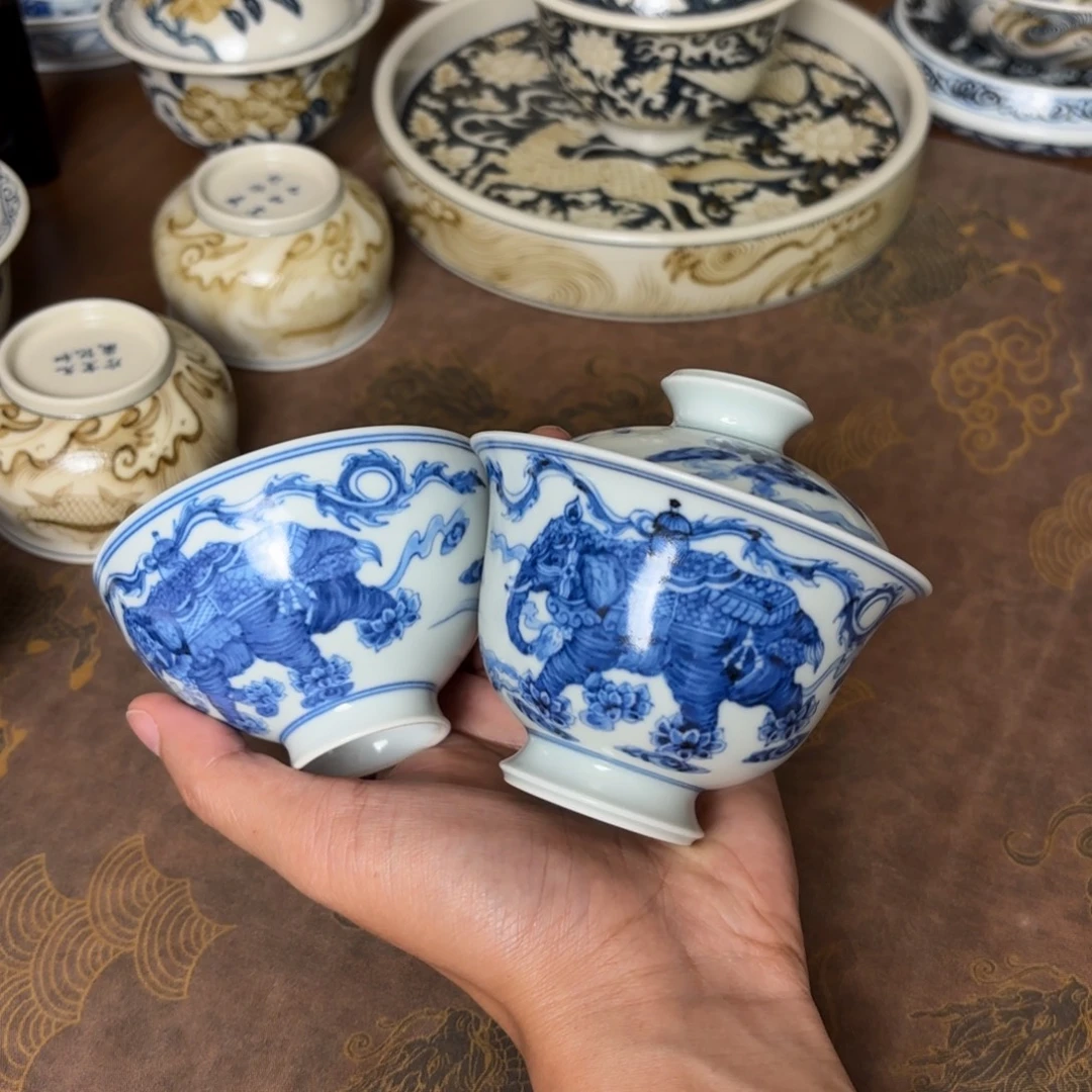 摆件景德镇手绘茶器