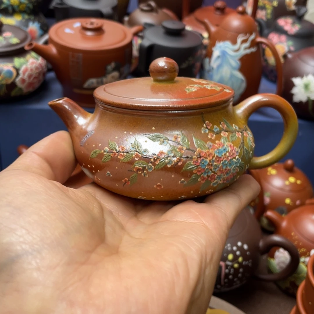 茶杯红泥紫砂茶壶150cc