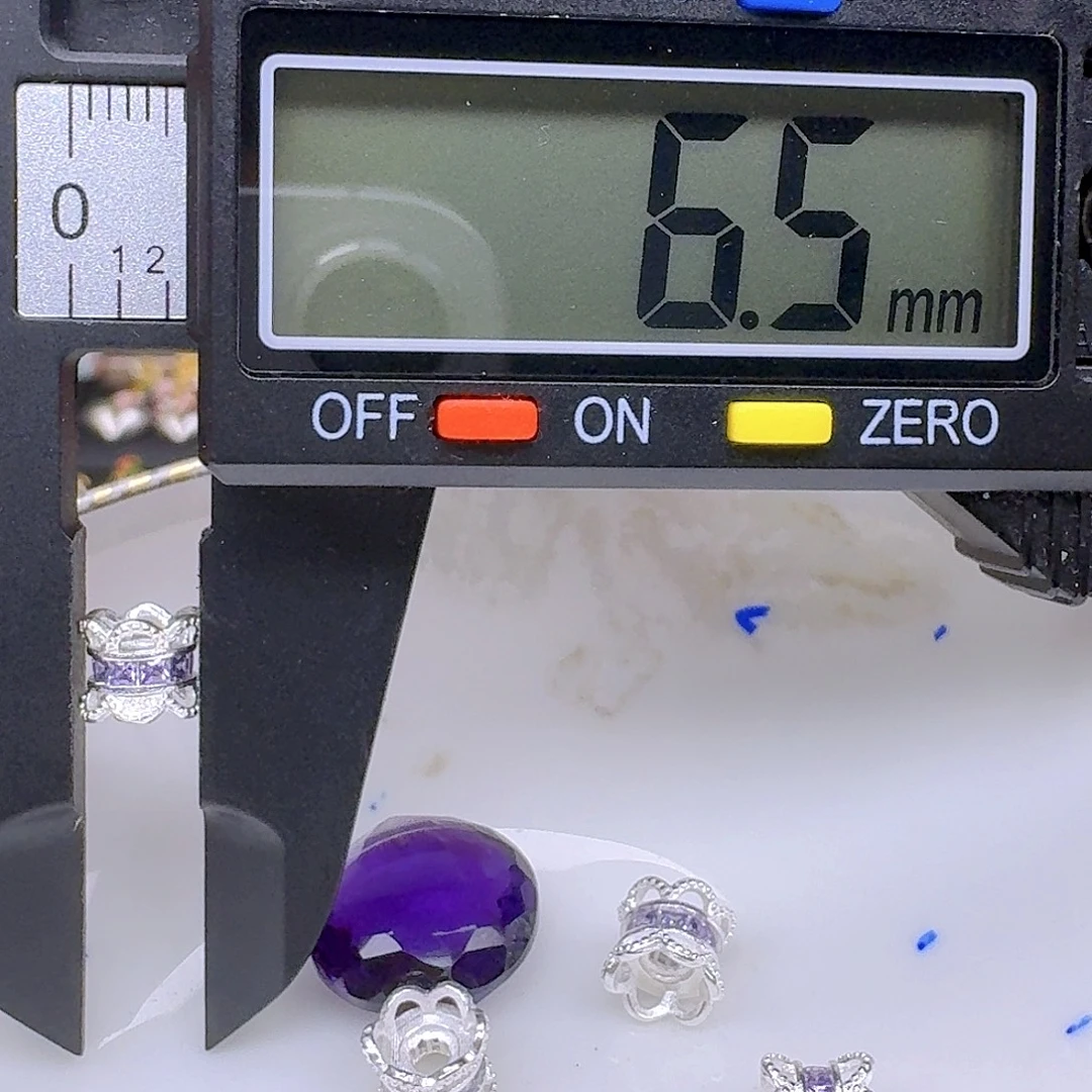 紫晶银S925镶嵌颈饰紫水晶925镶嵌22