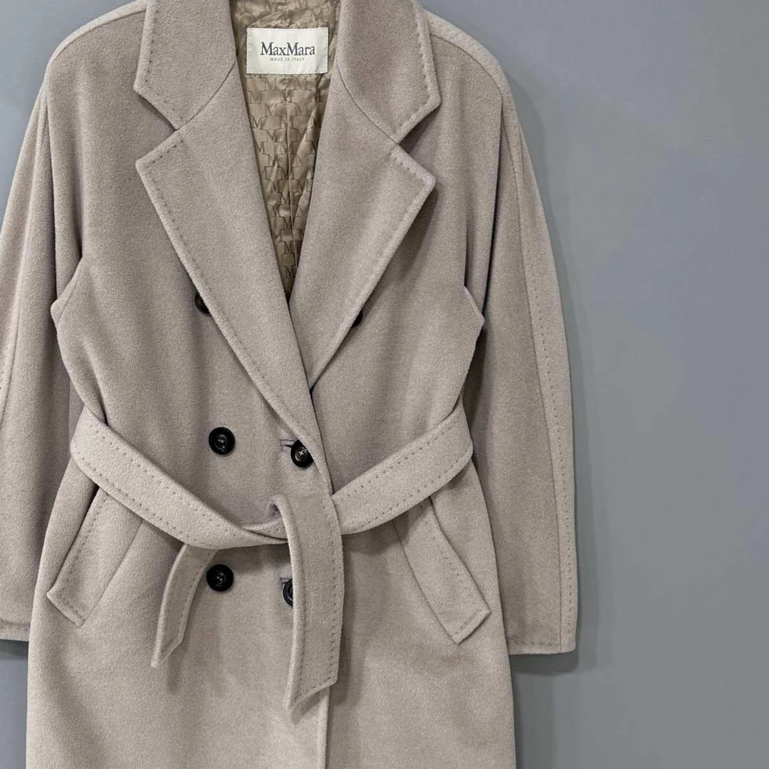 99新 MaxMara 101801经典大衣/34码/37441