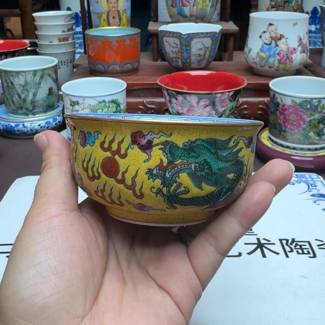 景德镇手工手绘展示