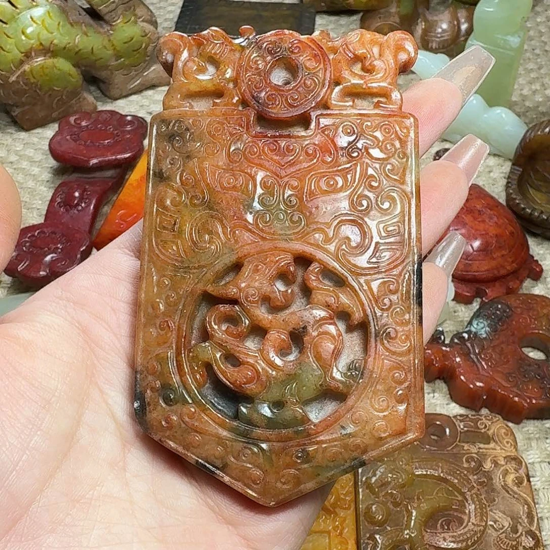 白玉菩提吊坠挂件