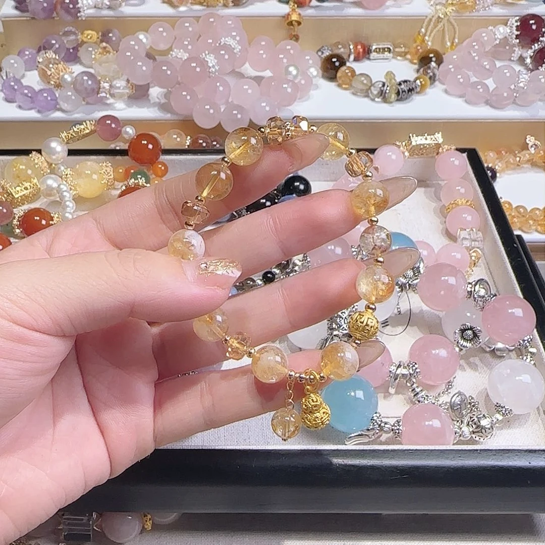 水晶手链未镶嵌把