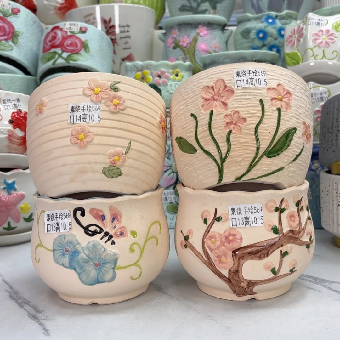 @夏西陶瓷花盆@@5569