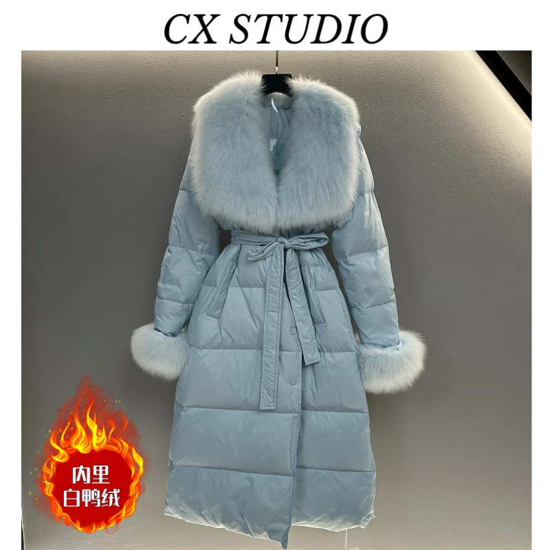 QC编码81 经典收腰轻奢时尚冬季羽绒服（定制女装）MY915