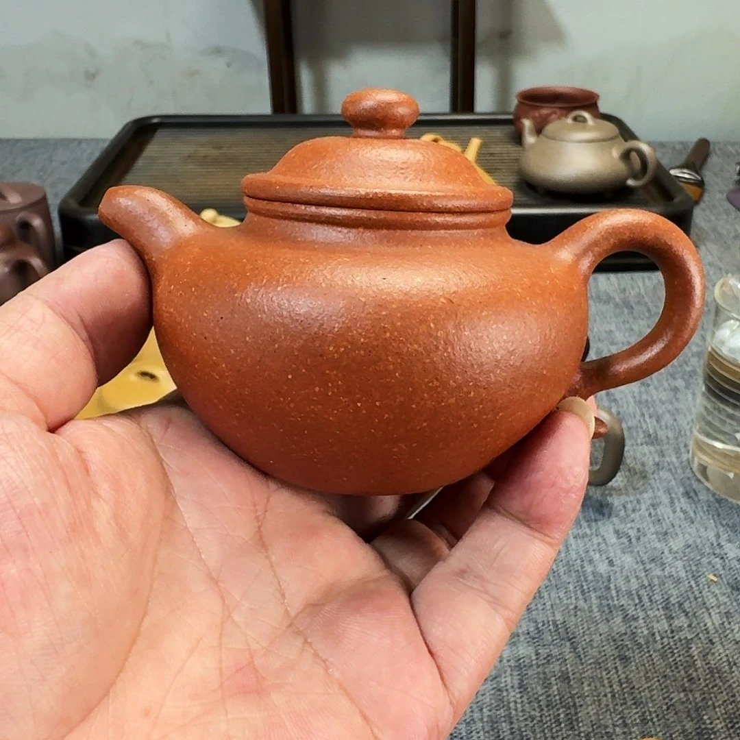 茶壶紫砂全手工紫砂壶莲子