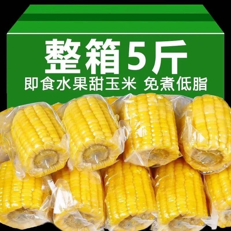 【脆嫩多汁】云南高山水果甜玉米段开袋及时甜玉米营养轻食