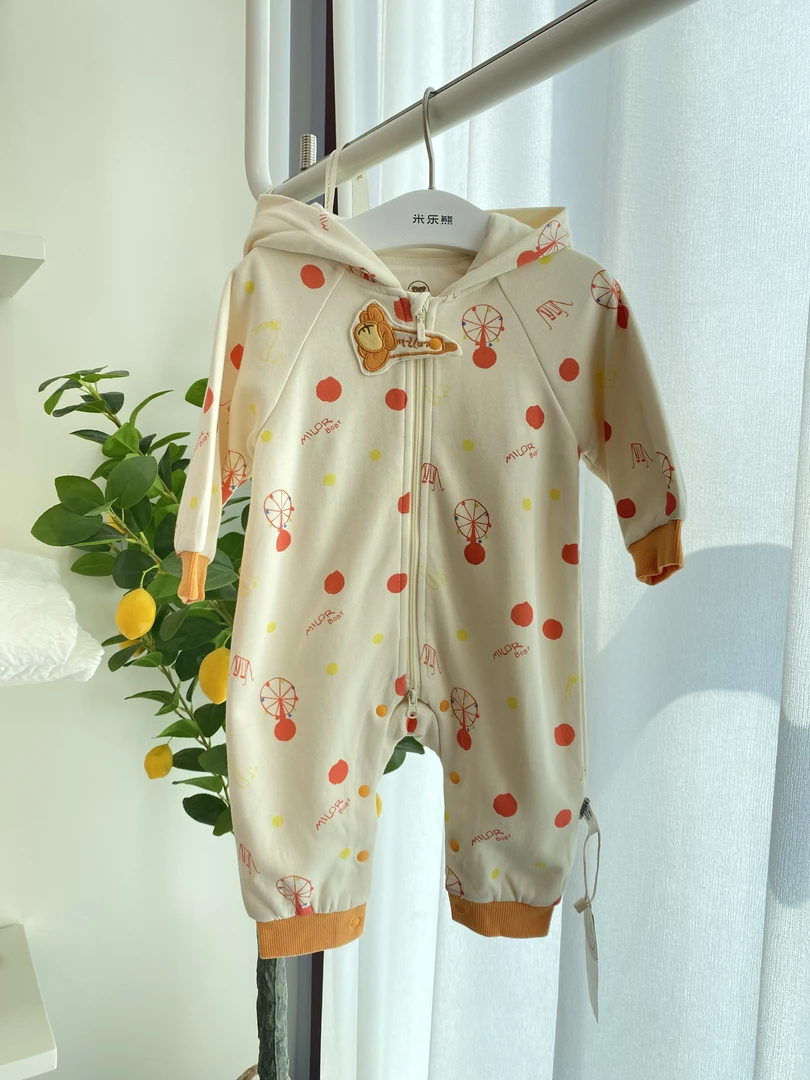 【1876】米乐熊 针织哈衣