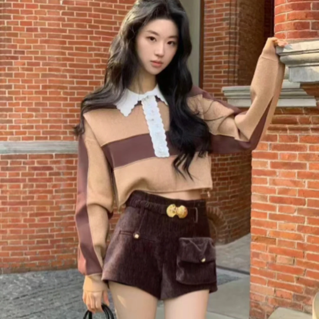 辰辰服饰木子美拉德polo上衣半裙短裤（特价品no推no焕）