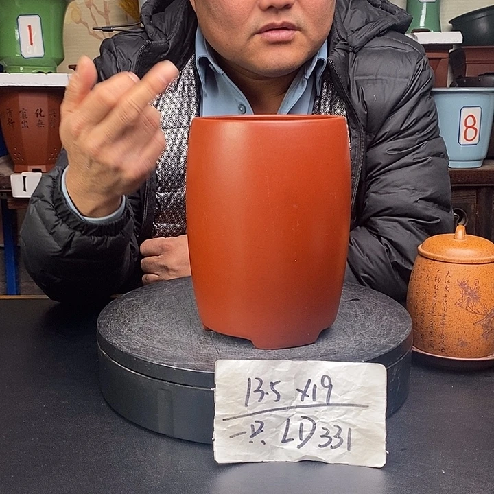紫砂花盆货号一只LD331