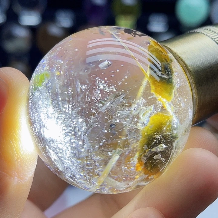水晶珠宝半成品未镶嵌天然水晶42.4mm