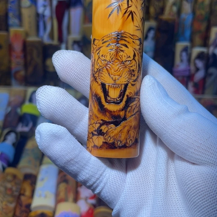 竹水*东实心系统手把件手把件