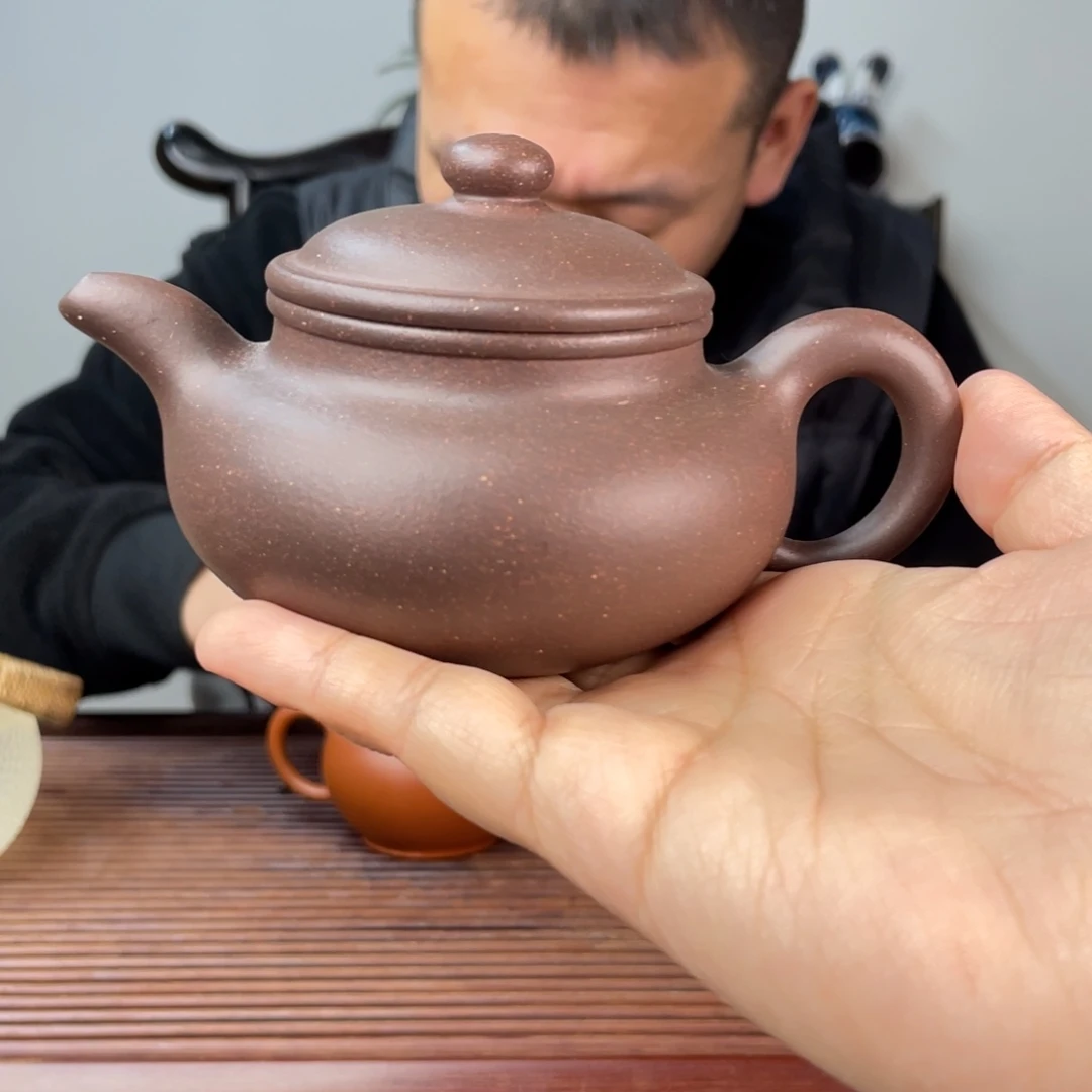 底槽青茶壶寿珍仿古180cc封釉