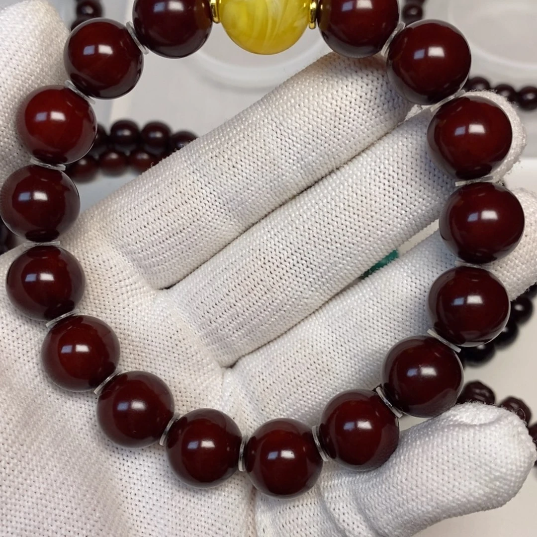 義***海猴头核桃手串光珠13