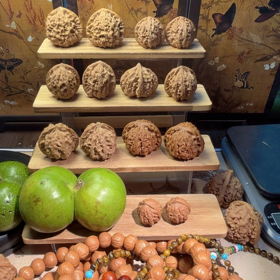 文玩核桃把件三**生