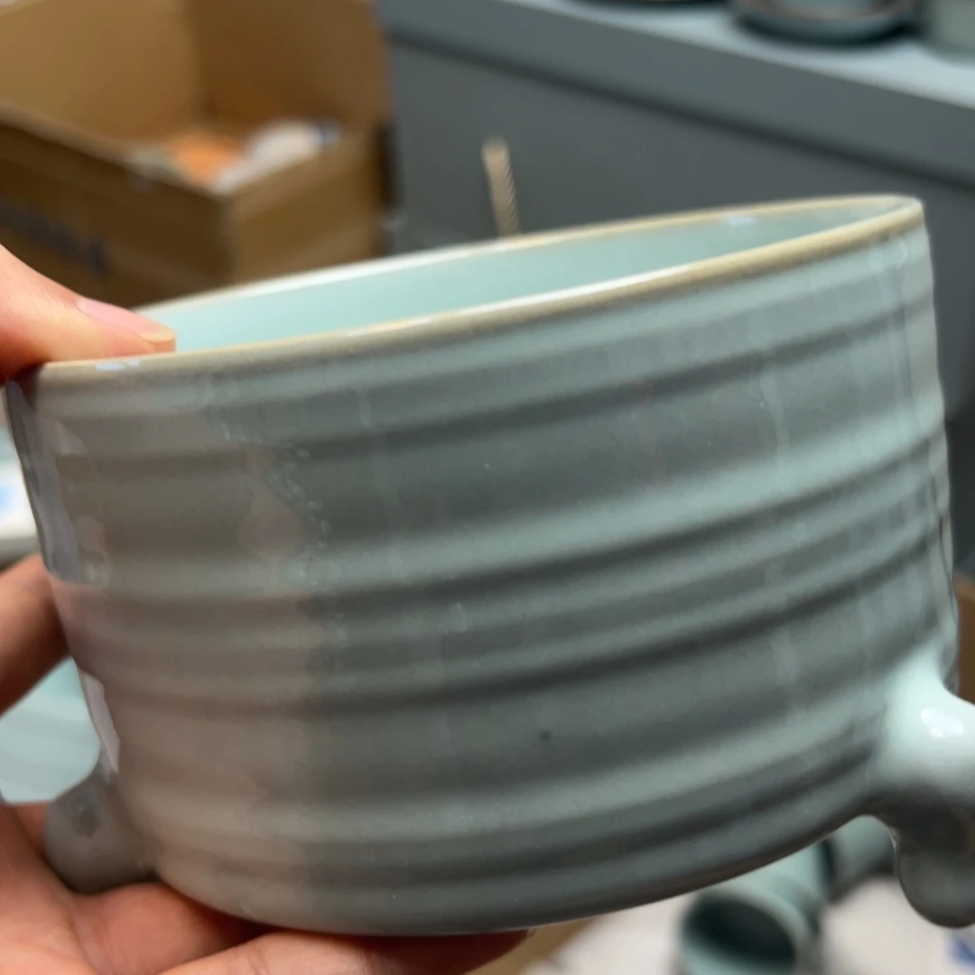 天青色三足尊微瑕