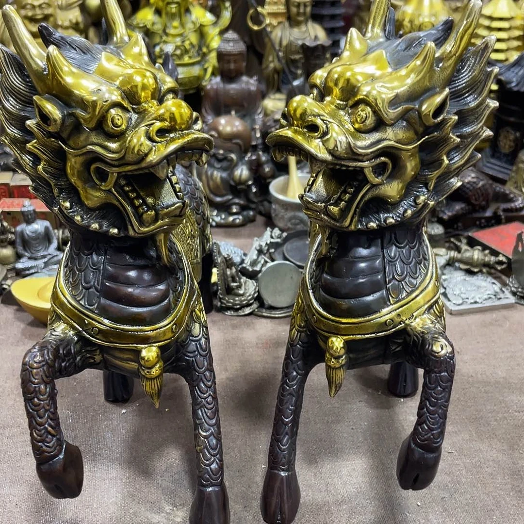 我***人克家铜艺精品摆件