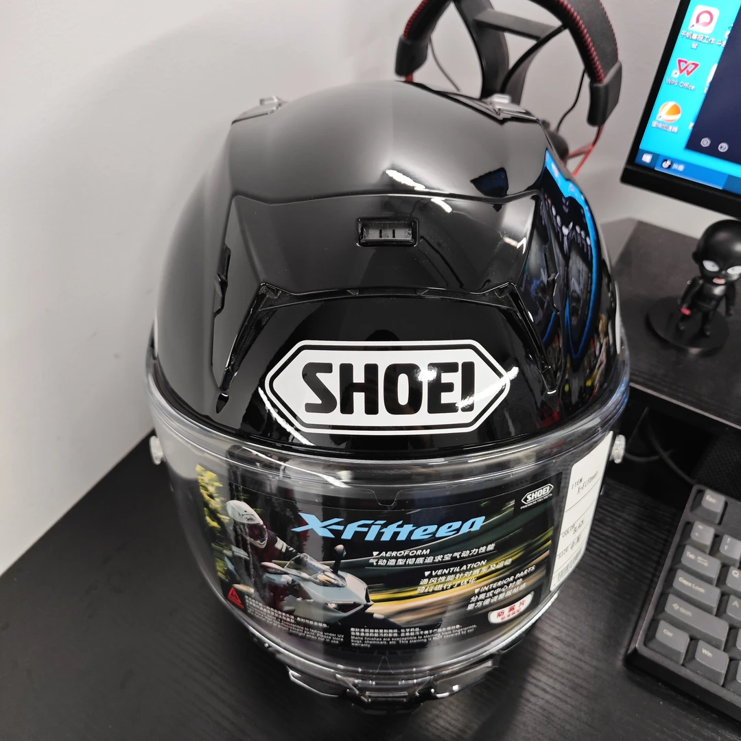 SHOEI X15 亮黑 M 24.10出厂赛道摩托车机车四季通用全盔男女适用