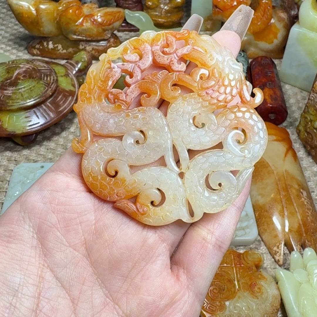 白玉菩提吊坠挂件