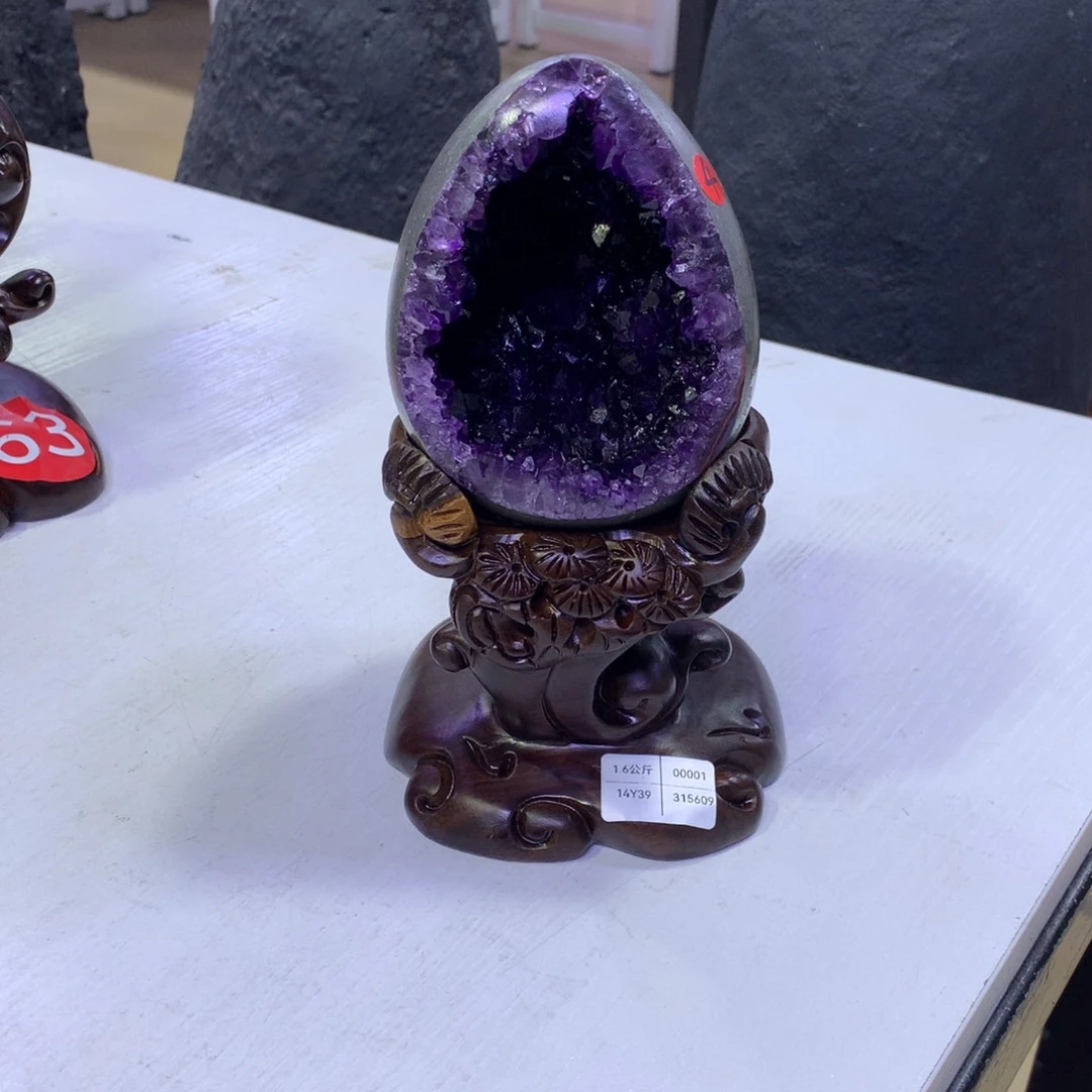 银S925镶嵌大型摆件（非配饰）紫晶