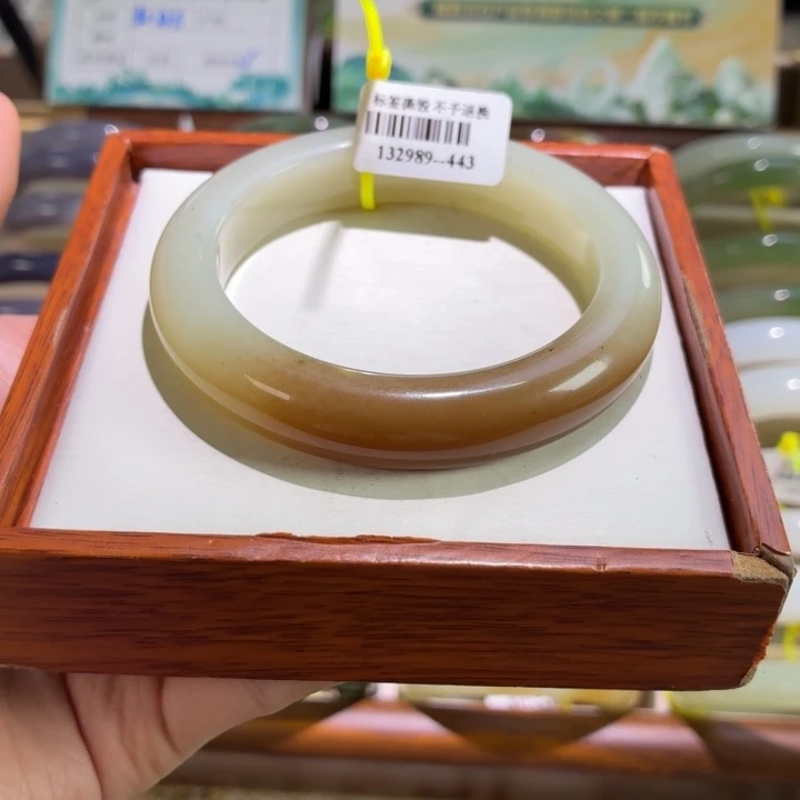未镶嵌手镯和田玉且末糖56+链接33