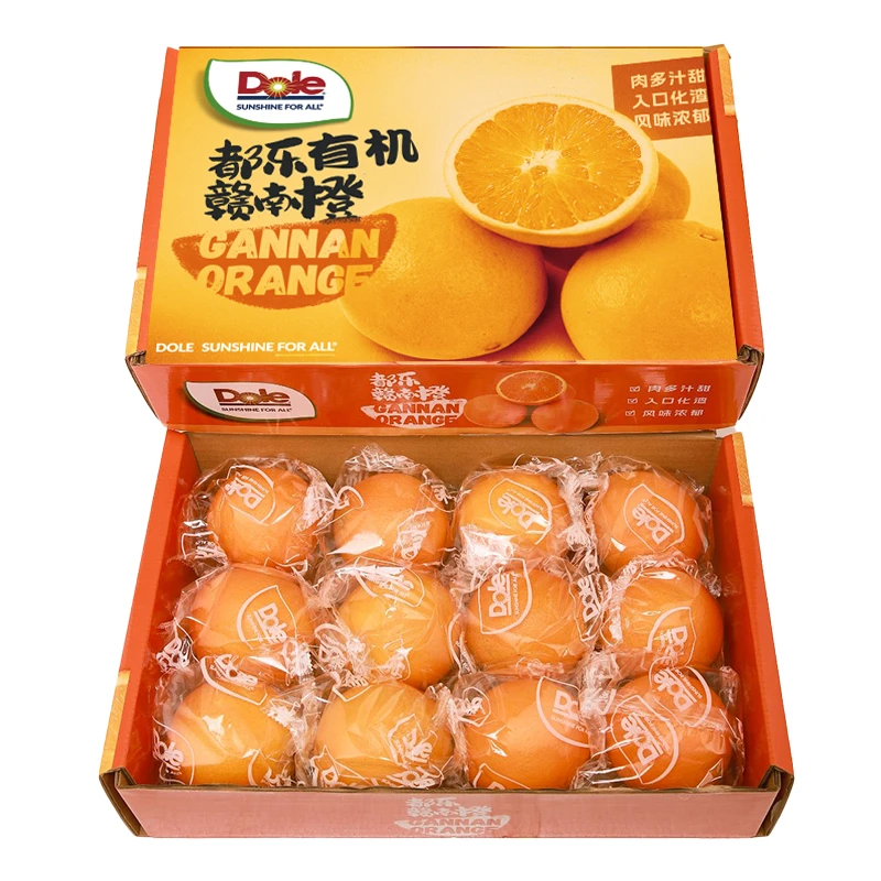 【都乐Dole-有机橙】赣南脐橙5斤/10斤装 约10-24个 香甜可口 爆汁