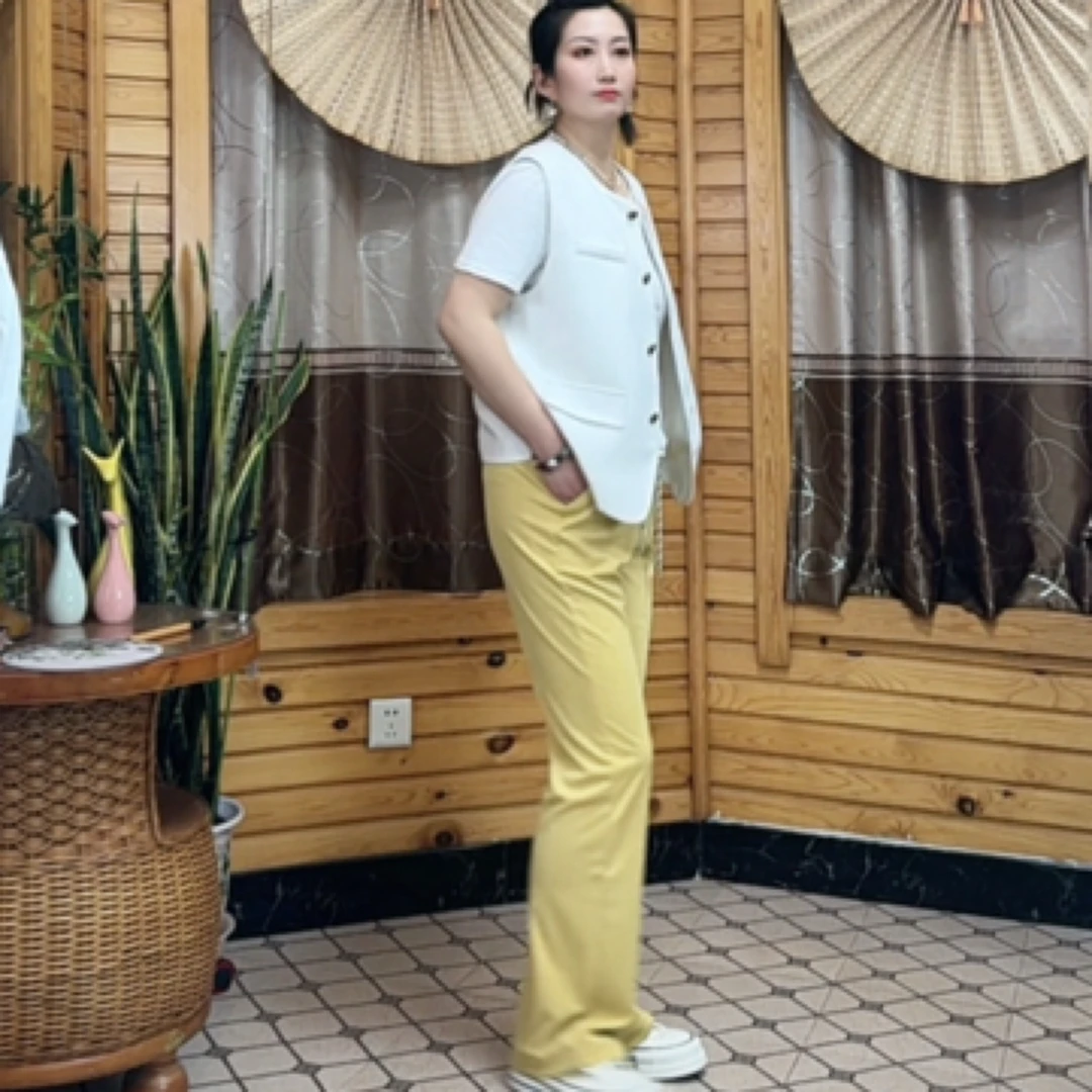 时尚宽松直筒裤阔腿裤垂顺清凉透气经典百搭