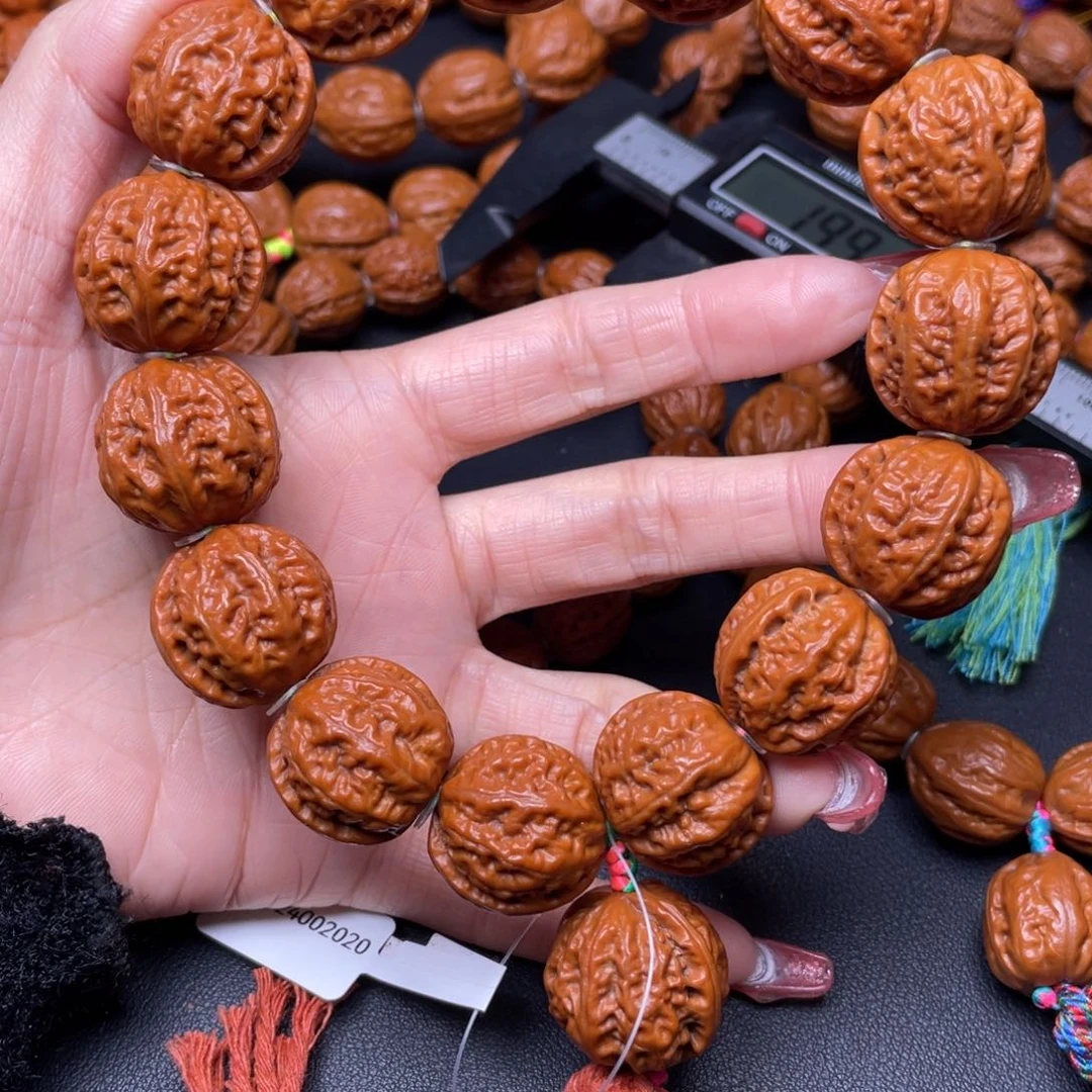文玩核桃手串老***戏方墩