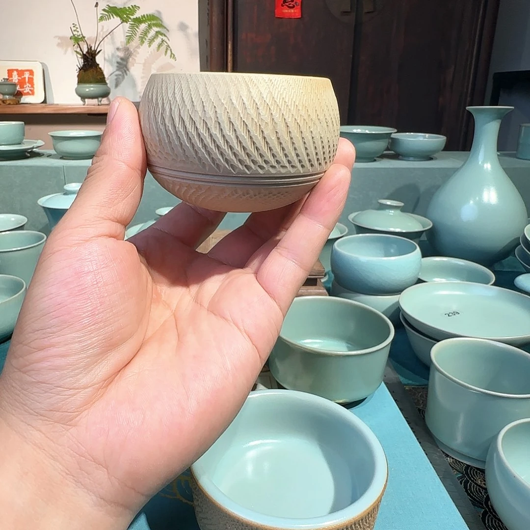 磊***️摆件手工主人杯省工