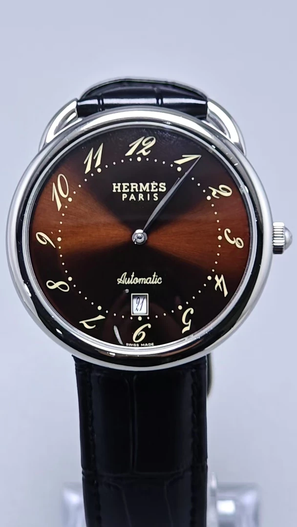 95新 Hermes/爱马仕 爱马仕/男士系列/表径41.5mm