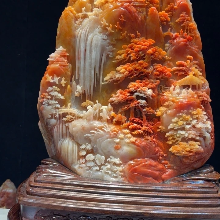 用***0寿山石寿山石摆件