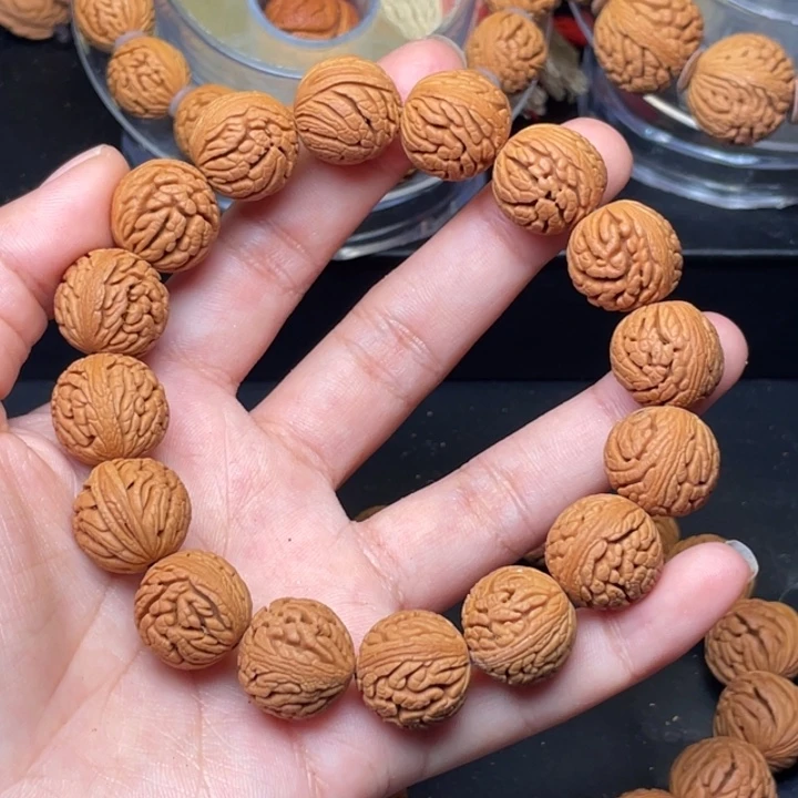 桃核手串绣球桃核16