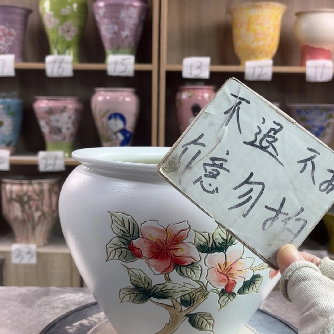 景德镇陶瓷花盆花盆