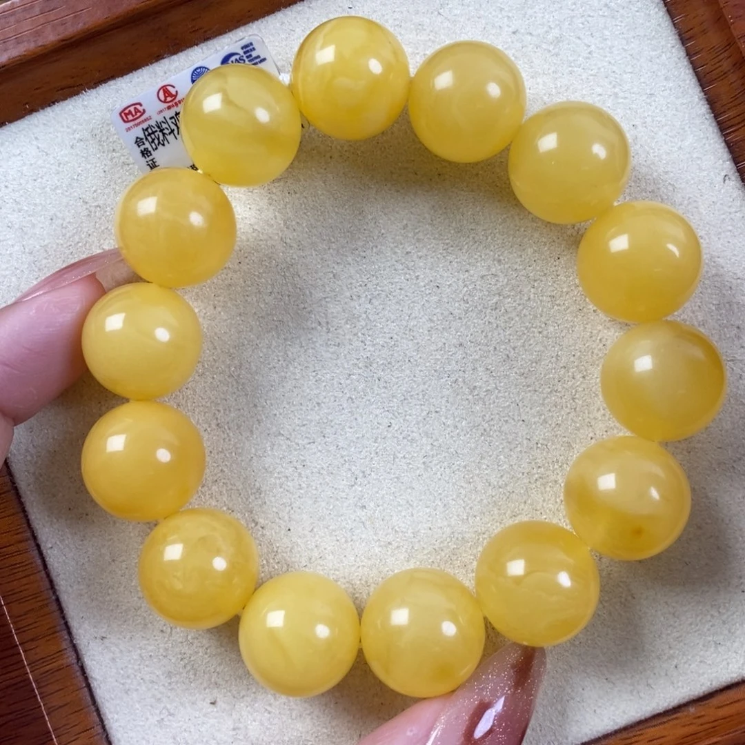 蜜蜡未镶嵌珠宝奇石16➕鸡油黄