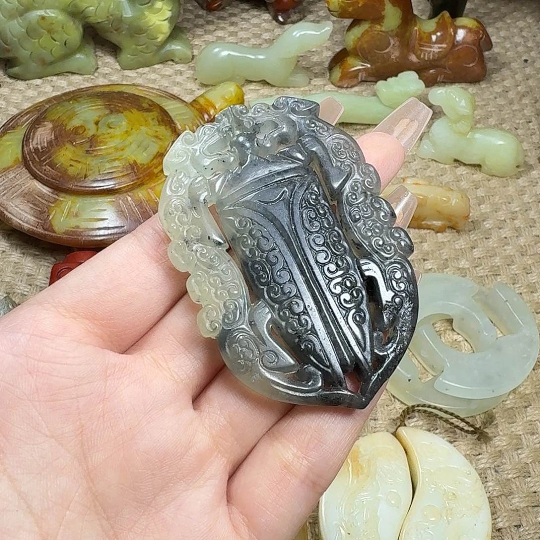 白玉菩提吊坠挂件