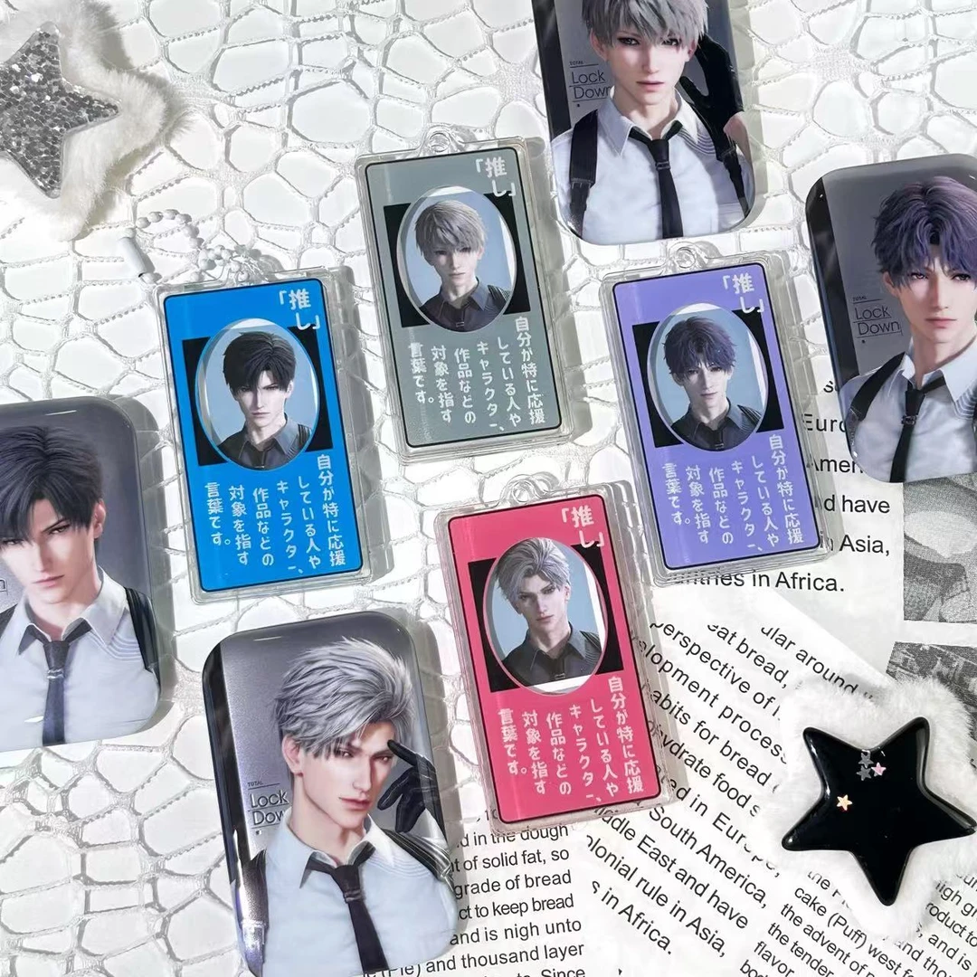 MoonMong自推词典一寸照挂件谷美道具亚克力摆件周边二次元配件