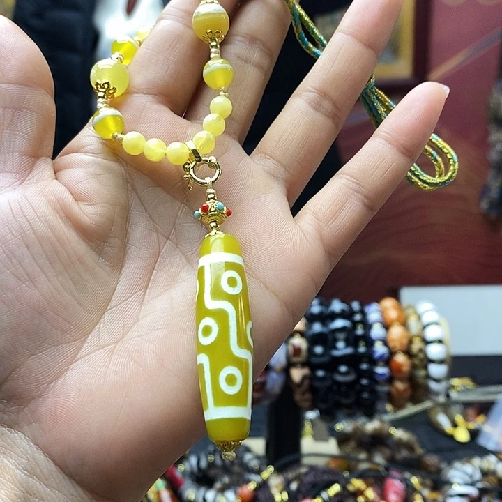 玛瑙/玉髓合金颈饰