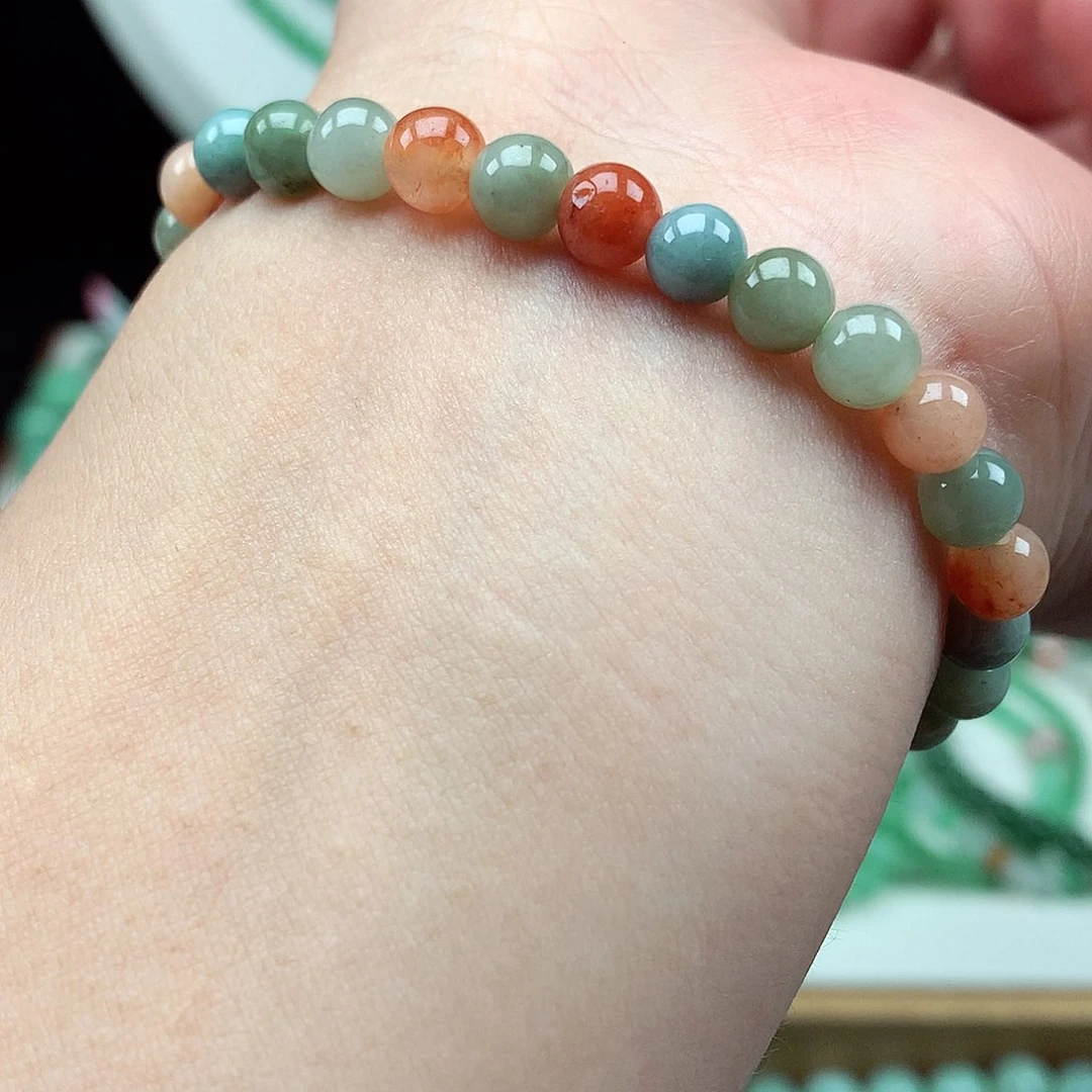 未镶嵌手链翡翠翡翠