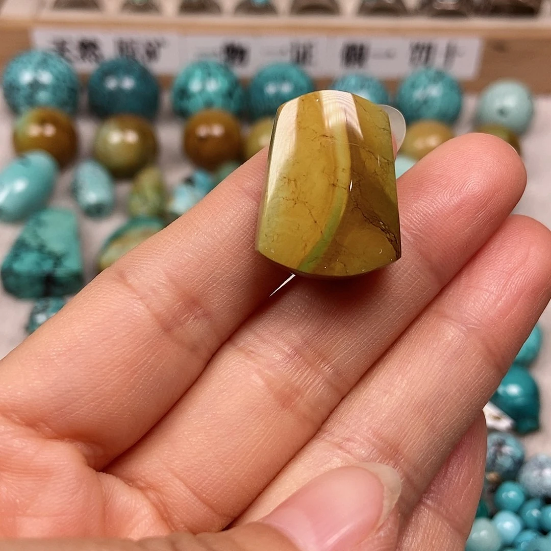 未镶嵌绿松石珠宝半成品