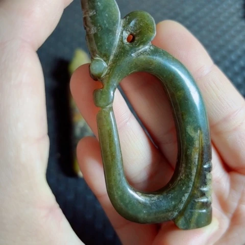 紫金钵盂菩提把件