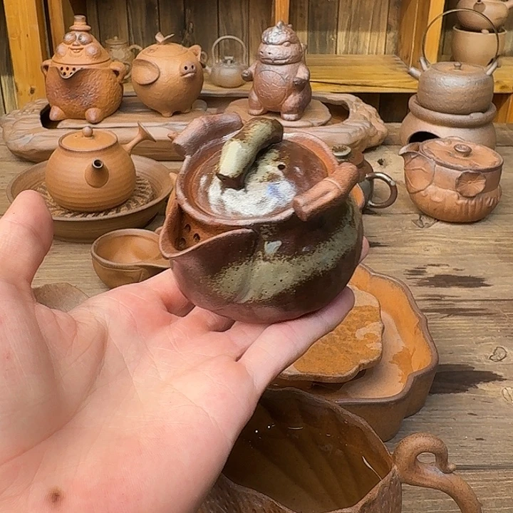 原矿老岩泥茶器系列