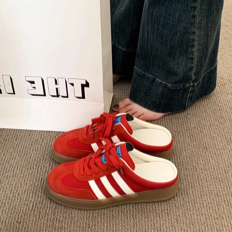 MK&DK包头半拖鞋女夏外穿2025新款爆款无后跟德训鞋懒人一脚蹬鞋