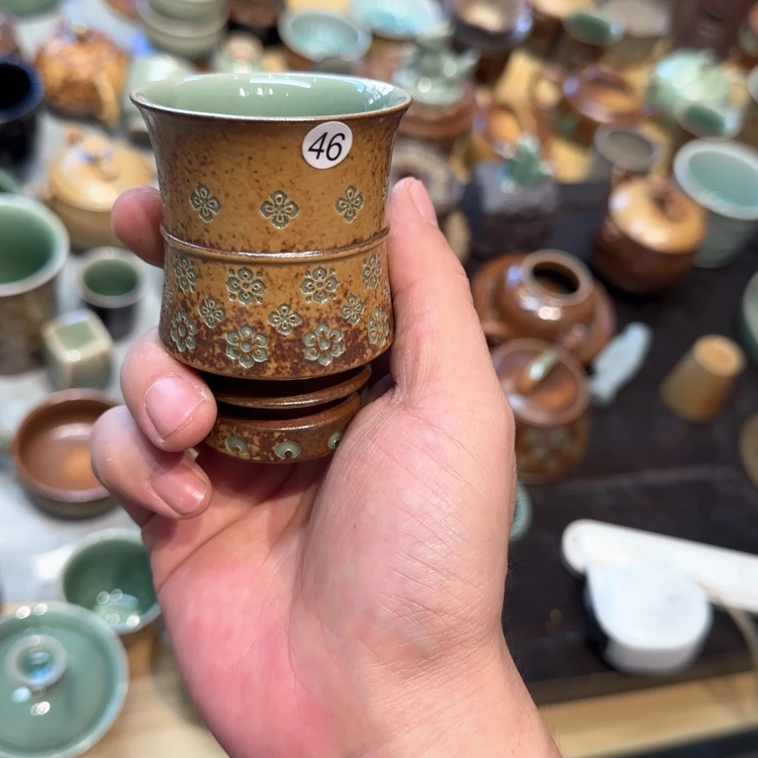 小金茶器青瓷茶具